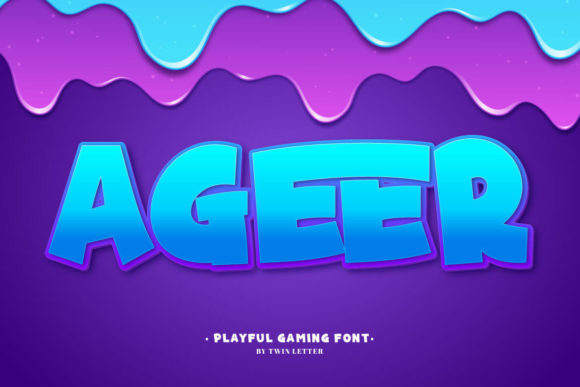 Ageer Font: Playful Typography for Handmade Products