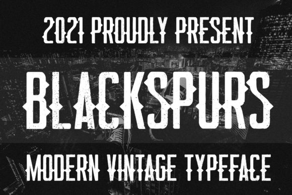 Blackspurs: A Bold Display Typeface That Helps Small Brands Get Noticed