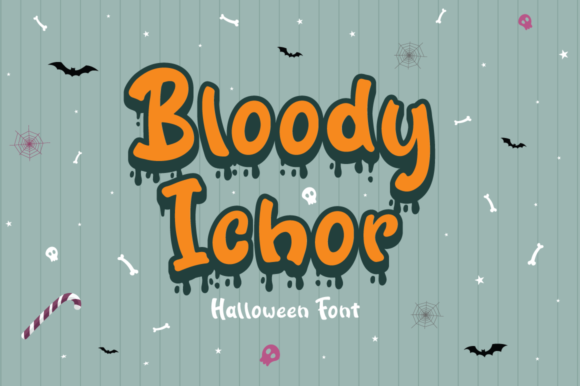 Bloody Ichor Font: Creative Display Type for Bold Brands
