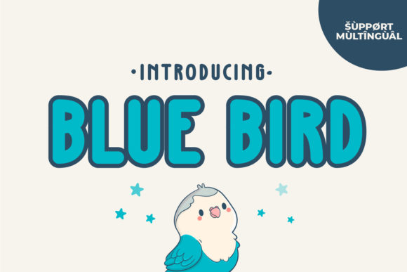 Blue Bird: The Display Font That Brings Personality to Campaigns