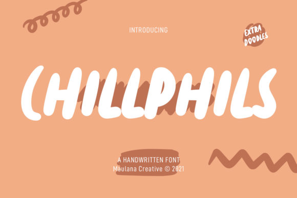 Chillphils: A Playful Display Font for Web Designers