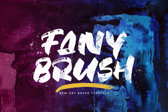 Fany Brush: A Textured Hand Brush Font for Branding Projects