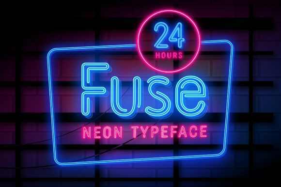 Fuse: A Retro Display Font for Digital Creatives