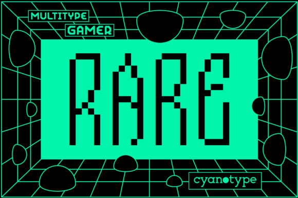 Gamer Rare: A Pixel Font for Digital Branding