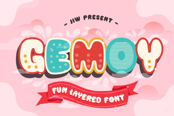 Gemoy: A Playful Display Font for Joyful Editorial Design