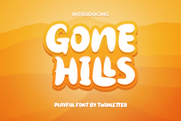 Gone Hills: The Playful Display Font for Scroll-Stopping Visuals