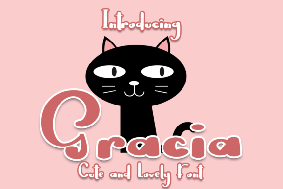 Gracia: A Cute Display Font for Makers and Shops