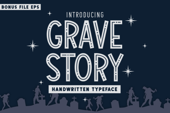 Grave Story: A Bold Display Font for Small Business Branding