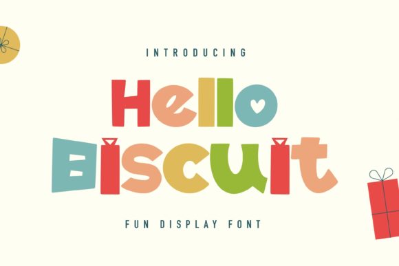 Hello Biscuit: A Friendly Display Font for Makers