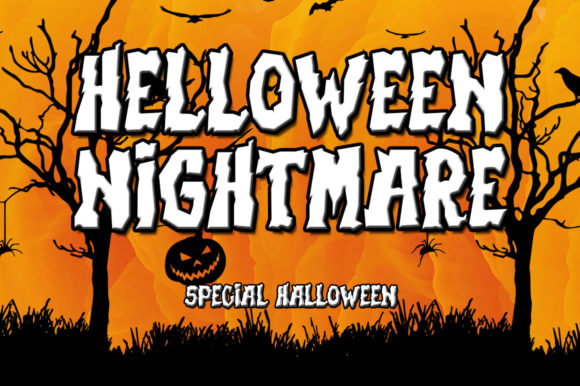 Helloween Nightmare: A Display Font That Commands Attention