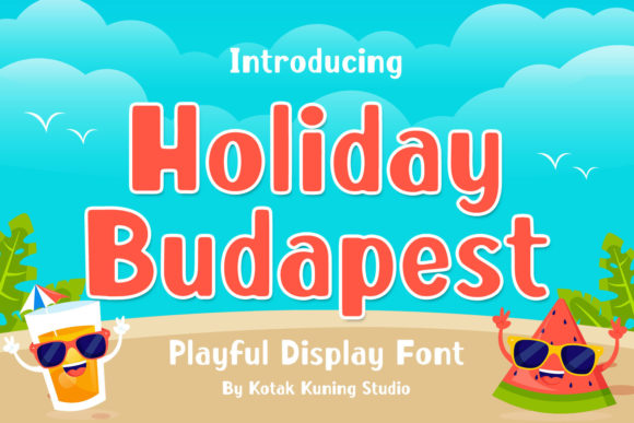 Holiday Budapest: A Display Font for Editorial Design