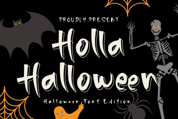 Holla Halloween: A Friendly Display Font for Brand Builders