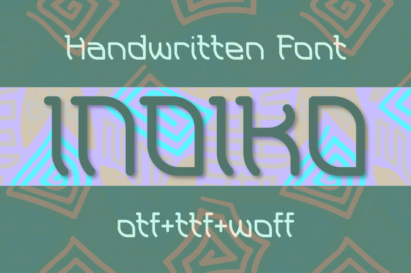 Indiko: A Chic Display Font for Joyful Editorial Design