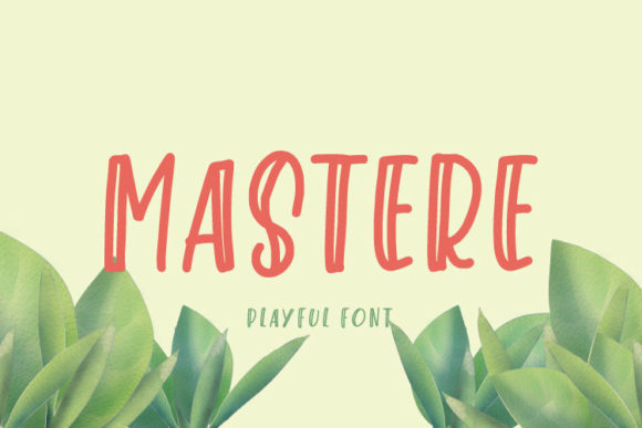 Mastere: A Playful Display Font for Standout Branding