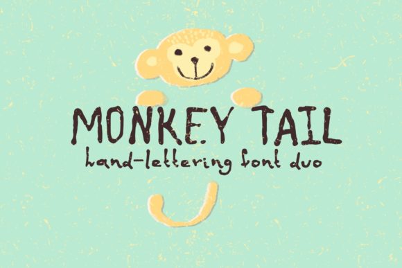 Monkey Tail: A Playful Display Font for Digital Creators