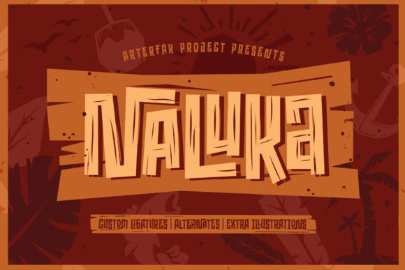 Naluka Display Font: Bold Web Typography for Creatives