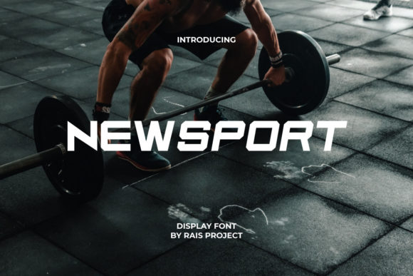 Newsport: A Bold Display Font for Modern Branding