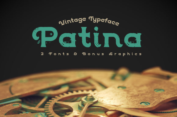 Patina: A Vintage Display Font for Editorial Design