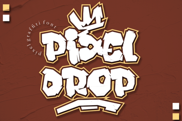 Pixeldrop: A Display Font That Feels Like a Glitch in Time
