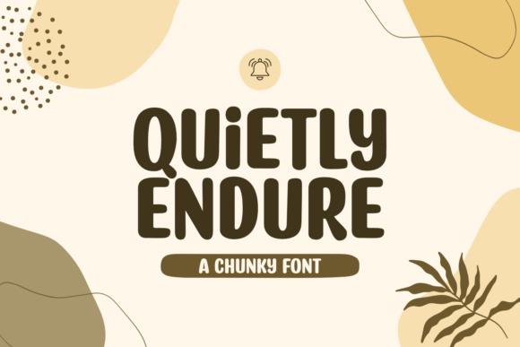 Quietly Endure: A Rough, Cool Display Font for Bold Branding