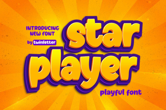 Star Player Font: A Playful Display Typeface for Your Brand