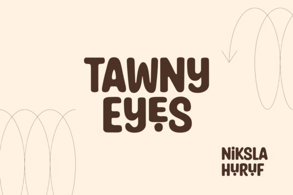 Tawny Eyes: A Display Font That Brings Quirky Charm to Branding Projects