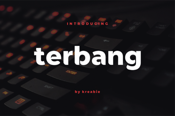 Terbang: A Bold Display Font for Business Branding
