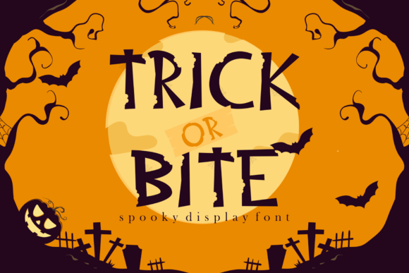 Trick or Bite Font for Halloween Editorial Design