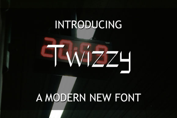Twizzy: A Squared Display Font for Sharp Digital Layouts