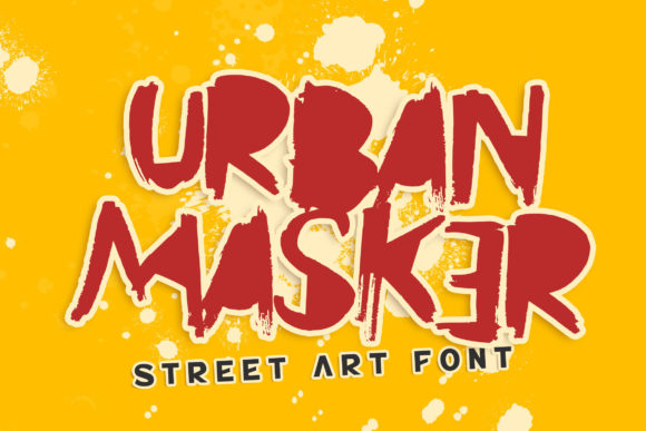 Urban Masker: A Graffiti Typeface for Bold Business Branding