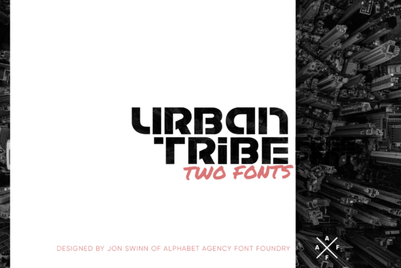Urban Tribe: A Display Font for Bold Campaign Messaging