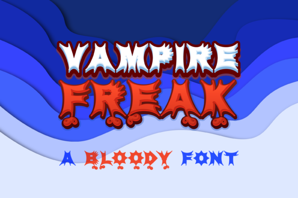 Vampire Freak: A Quirky Display Font for Engaging Layouts