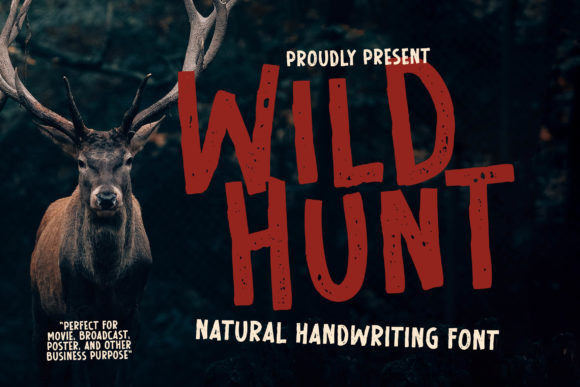 Wild Hunt Font: A Display Typeface for Bold Campaigns