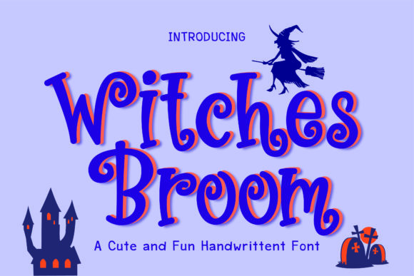 Witches Broom: A Whimsical Display Font for Makers
